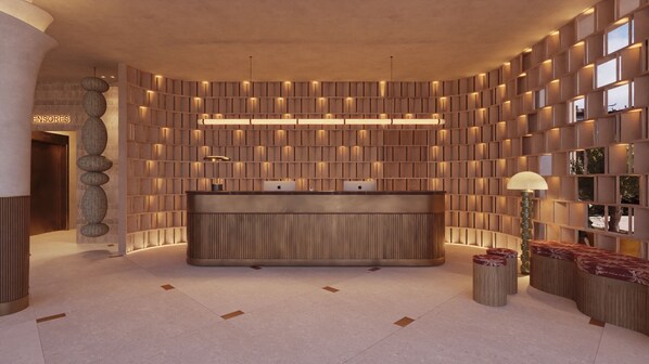 Lobby - Hotel Intelier Malvarrosa Plaza (Valencia)