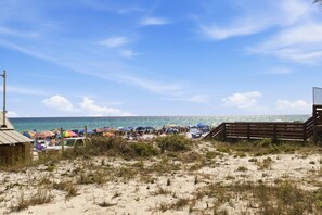 Aan het strand