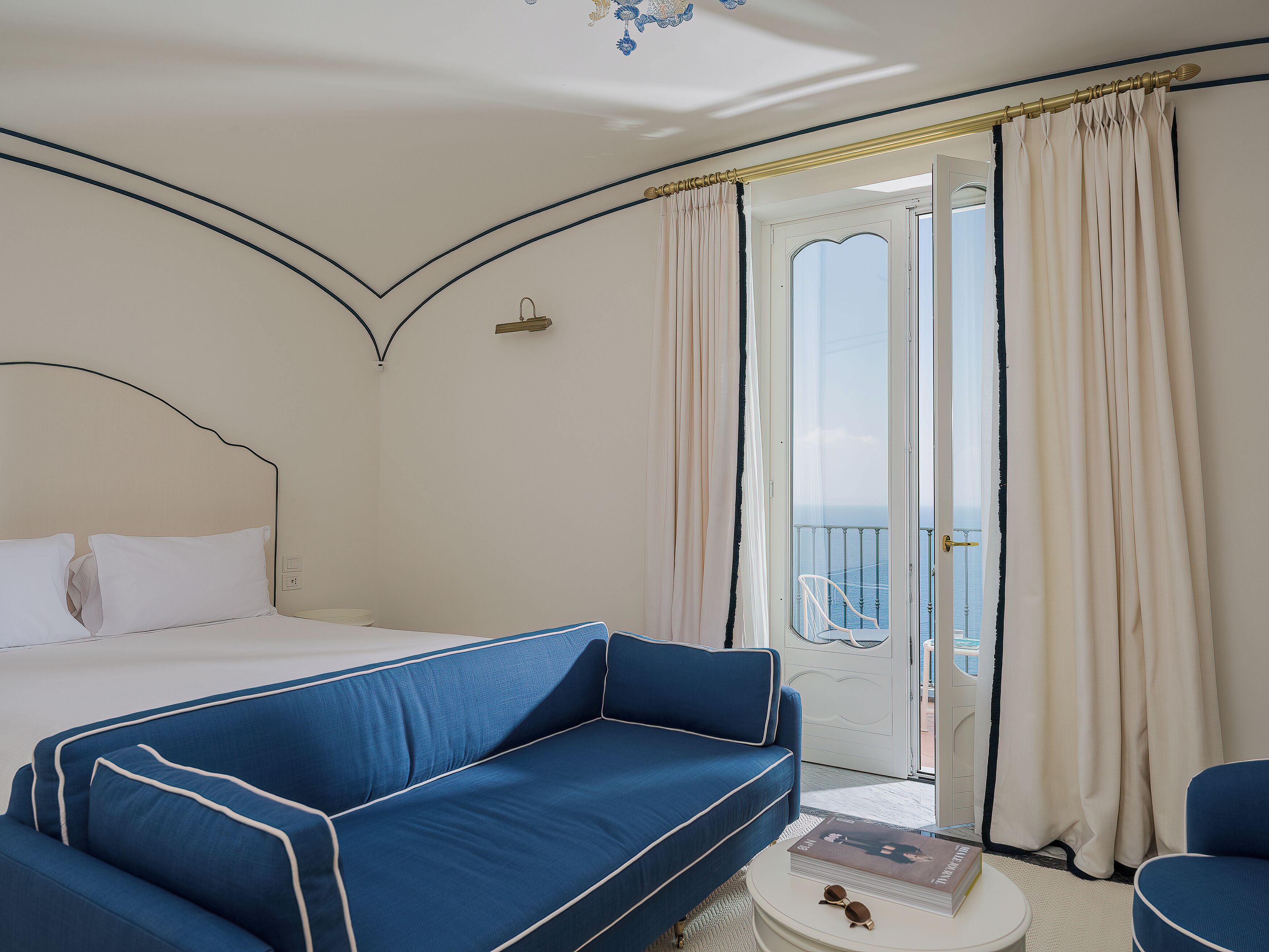 Junior-Doppel- oder -Zweibettzimmer, Balkon, Meerblick