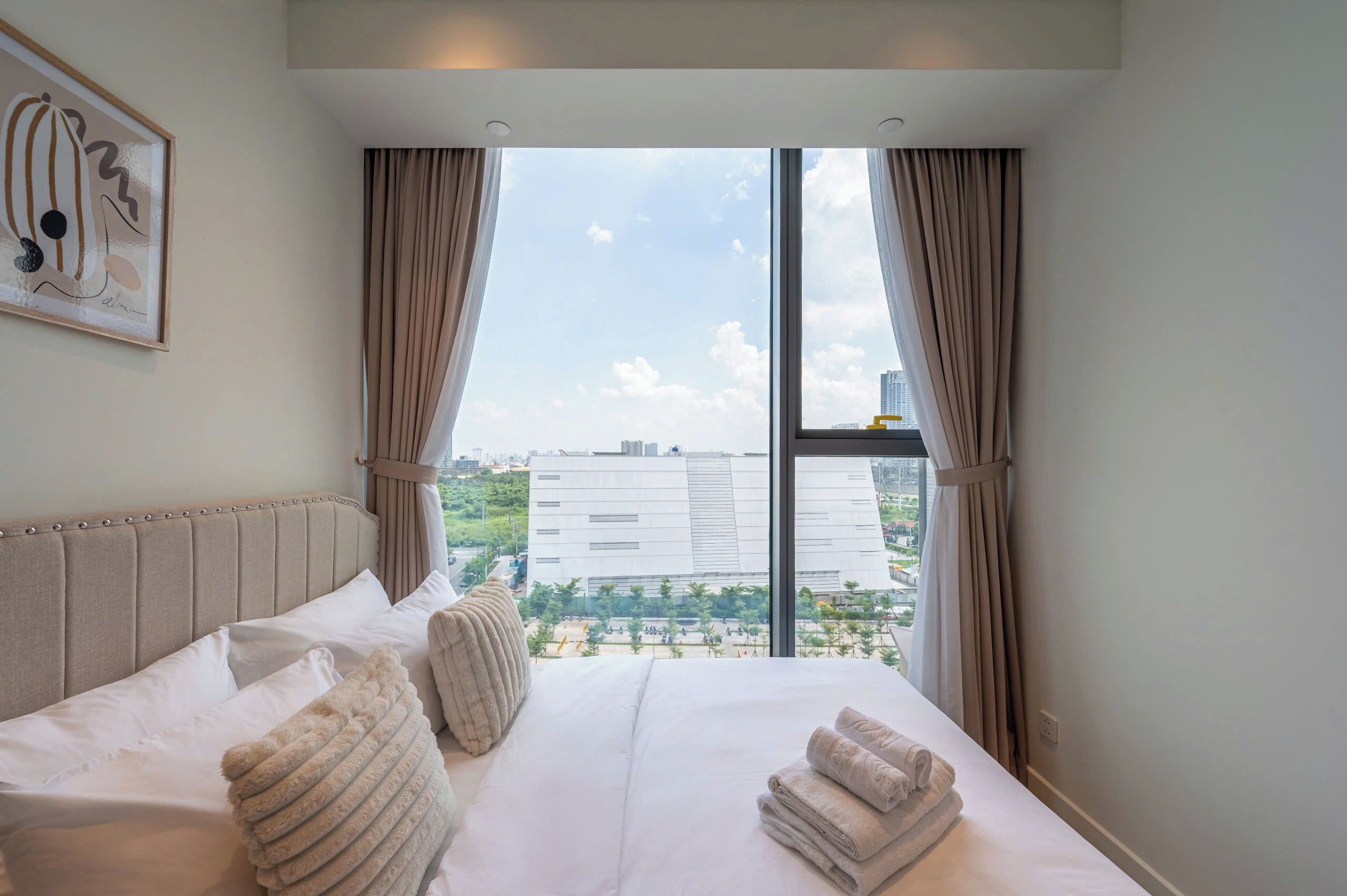 Leilighet – deluxe, 2 soverom, balkong | Byutsikt