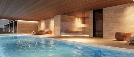 Sauna, spa, bain de vapeur, service de massage