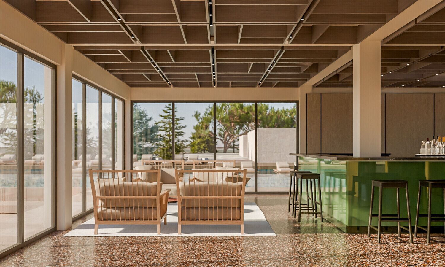 Bar (in der Unterkunft)