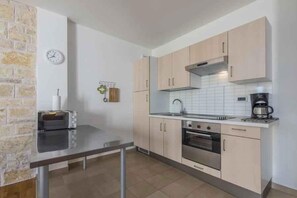 Fridge, microwave, oven, stovetop - Holiday home with air conditioning (Dajla)