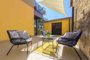 Terrace/patio - Holiday apartment mit Klimaanlage (Pula)