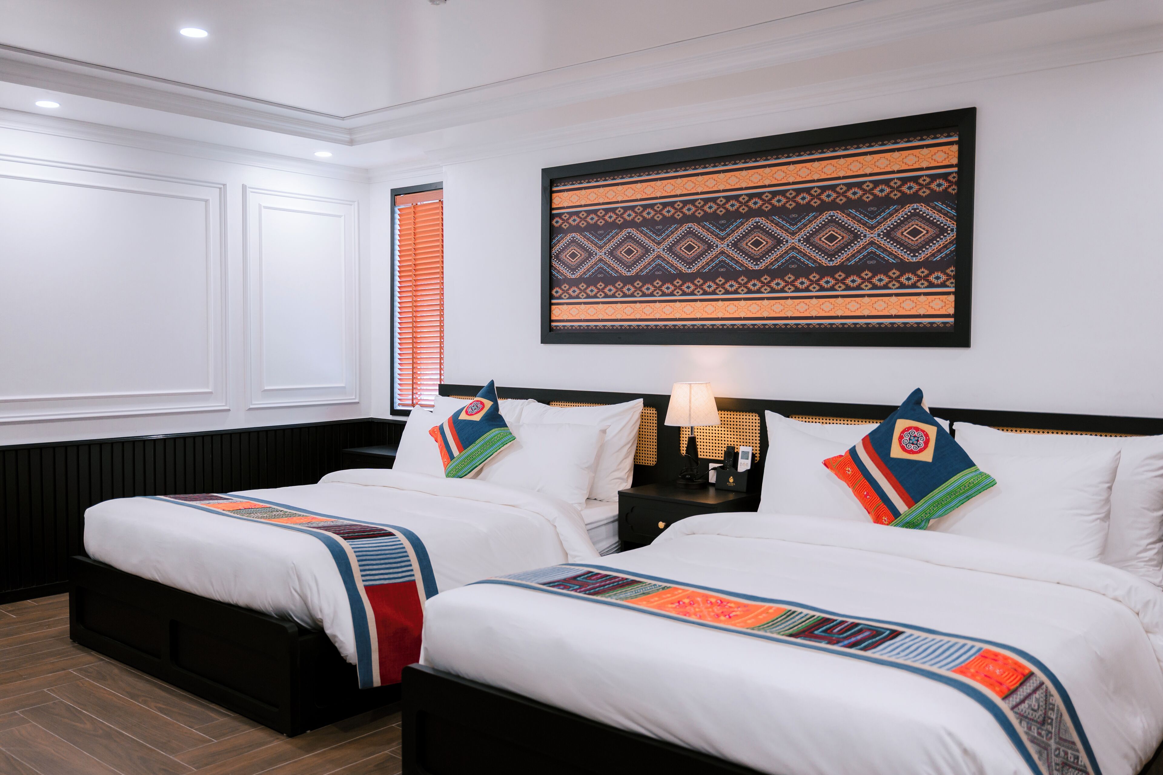 Deluxe Quadruple Room | Ruang kerja komputer riba, Wi-fi percuma 