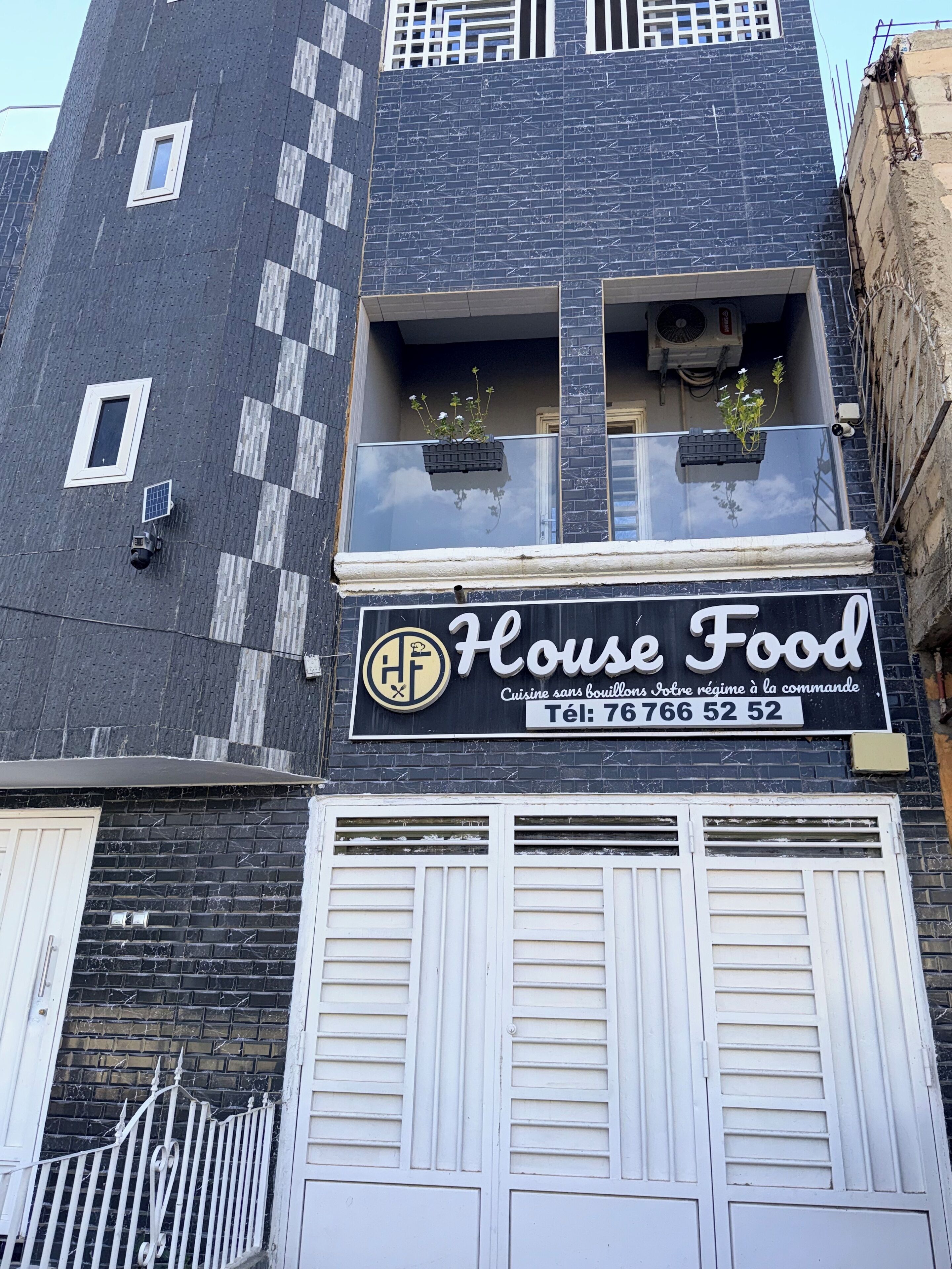 Voorkant van accommodatie