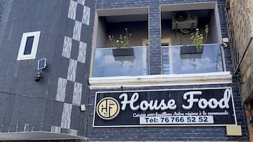 Voorkant van accommodatie