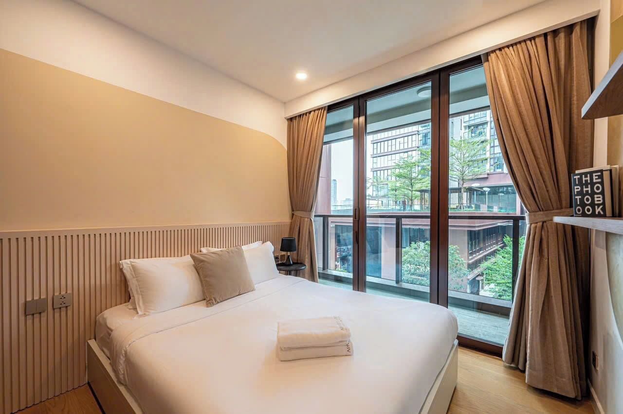 Leilighet – deluxe, 2 soverom, balkong | Byutsikt