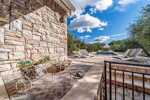 Terrace/patio - Holiday Home Holiday Home Ivan with Heated Pool (Blato/Insel Korčula)