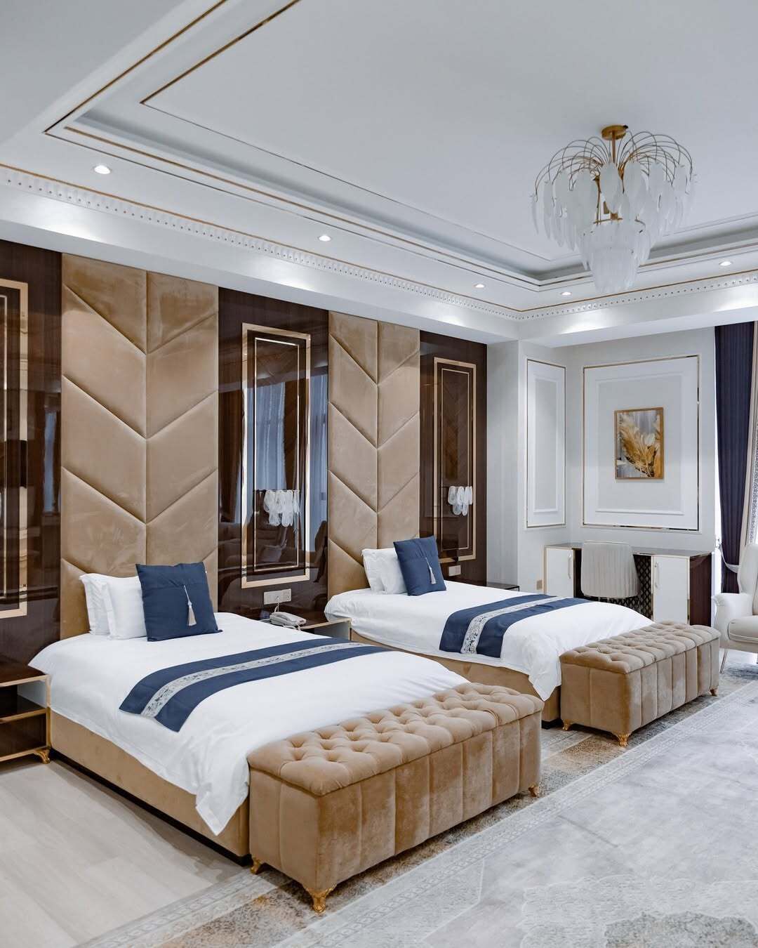 Classic Twin Room, City View | In-room safe, desk, laptop workspace, blackout drapes