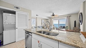 Interior - Beachfront condo w/ indoor pool. Adjacent to State Park! (Gulf Shores)