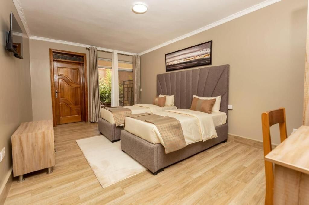 Deluxe Twin Room, City View | In-room safe, desk, laptop workspace, free WiFi