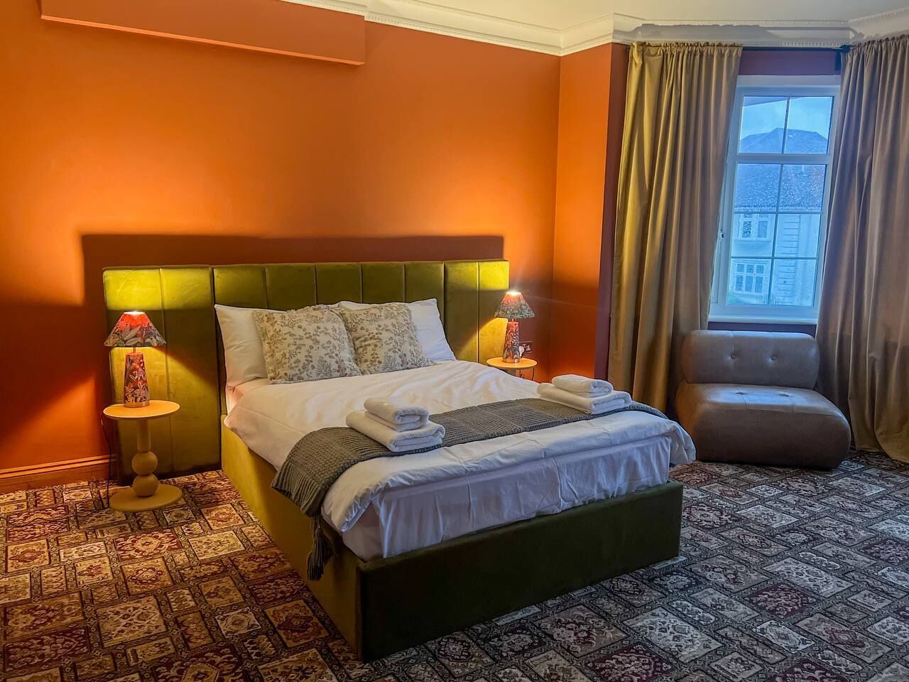 Habitación doble de lujo, vista al jardín | Wifi gratis 