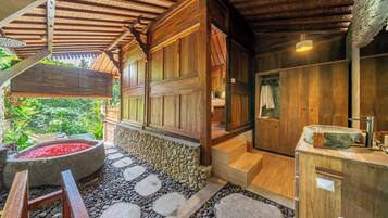 Villa, 1 camera da letto, fumatori, piscina privata | Parco della struttura