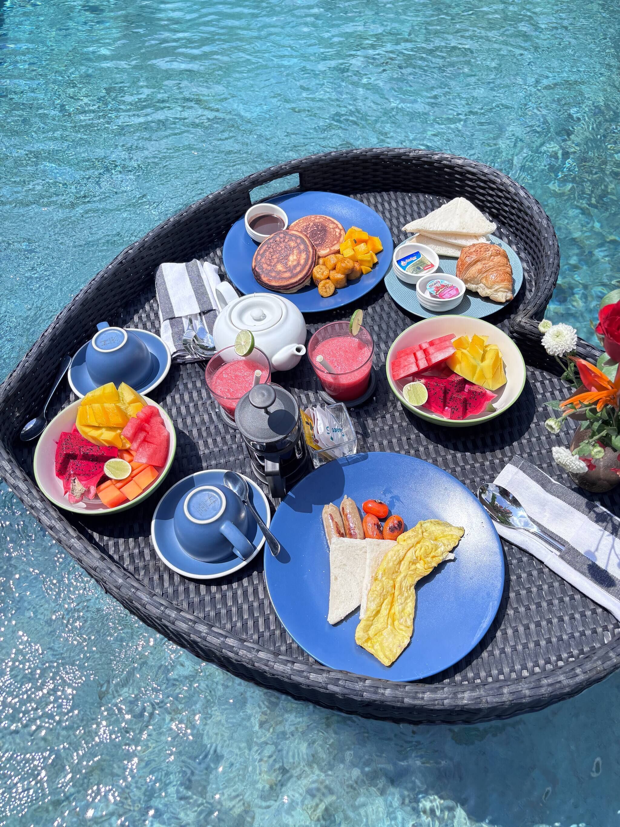 Villa, 1 Bedroom, Smoking, Private Pool | Breakfast meal