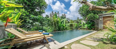Villa, 1 Bedroom, Smoking, Private Pool | Garden