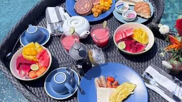 Villa, 1 Bedroom, Smoking, Private Pool | Breakfast meal