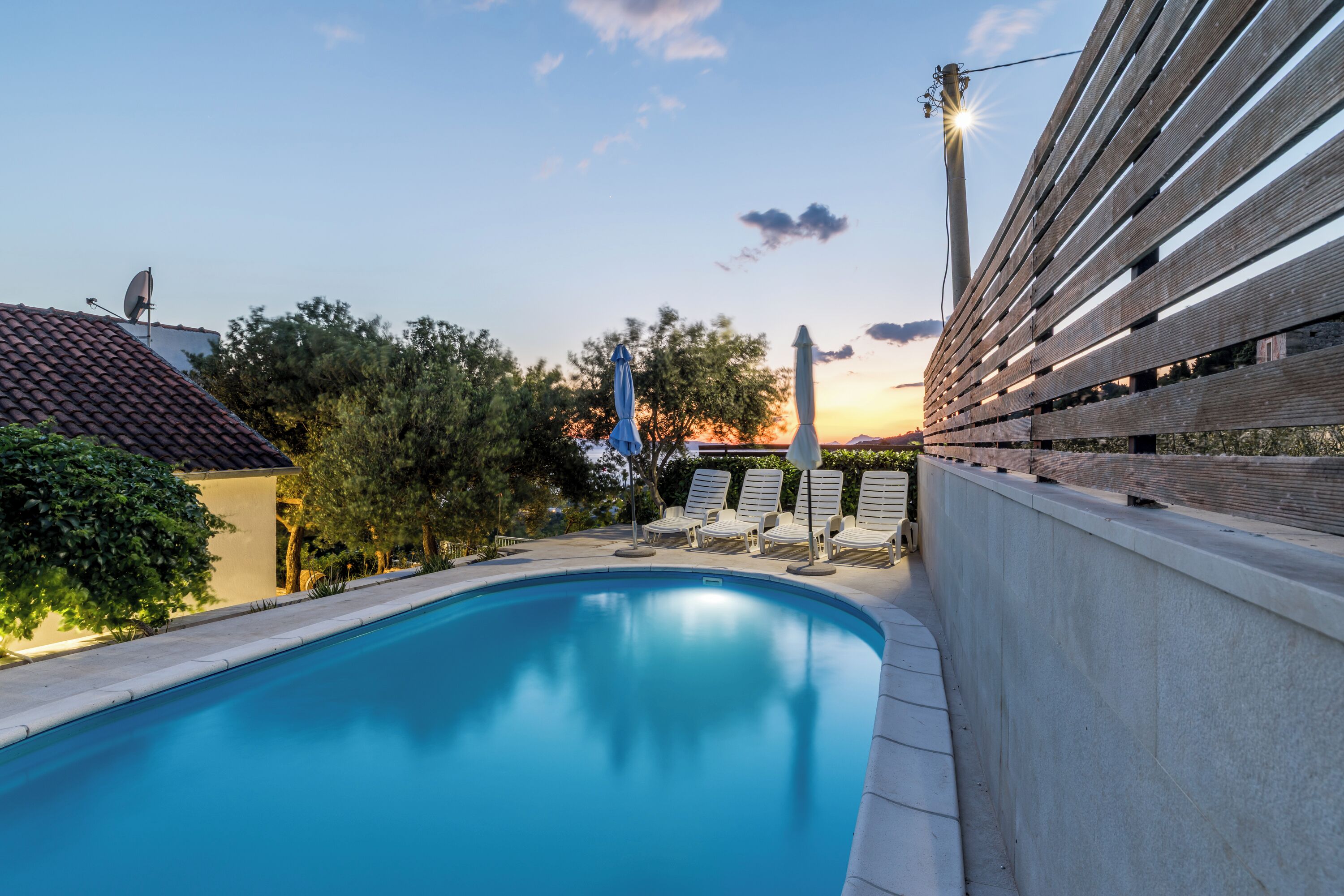 Seasonal outdoor pool
