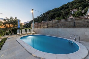 Seasonal outdoor pool - Domus Alta, Two-bedroom House in Podgora (Podgora)