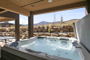 Ferienhaus, 3 Schlafzimmer | Außen-Whirlpool