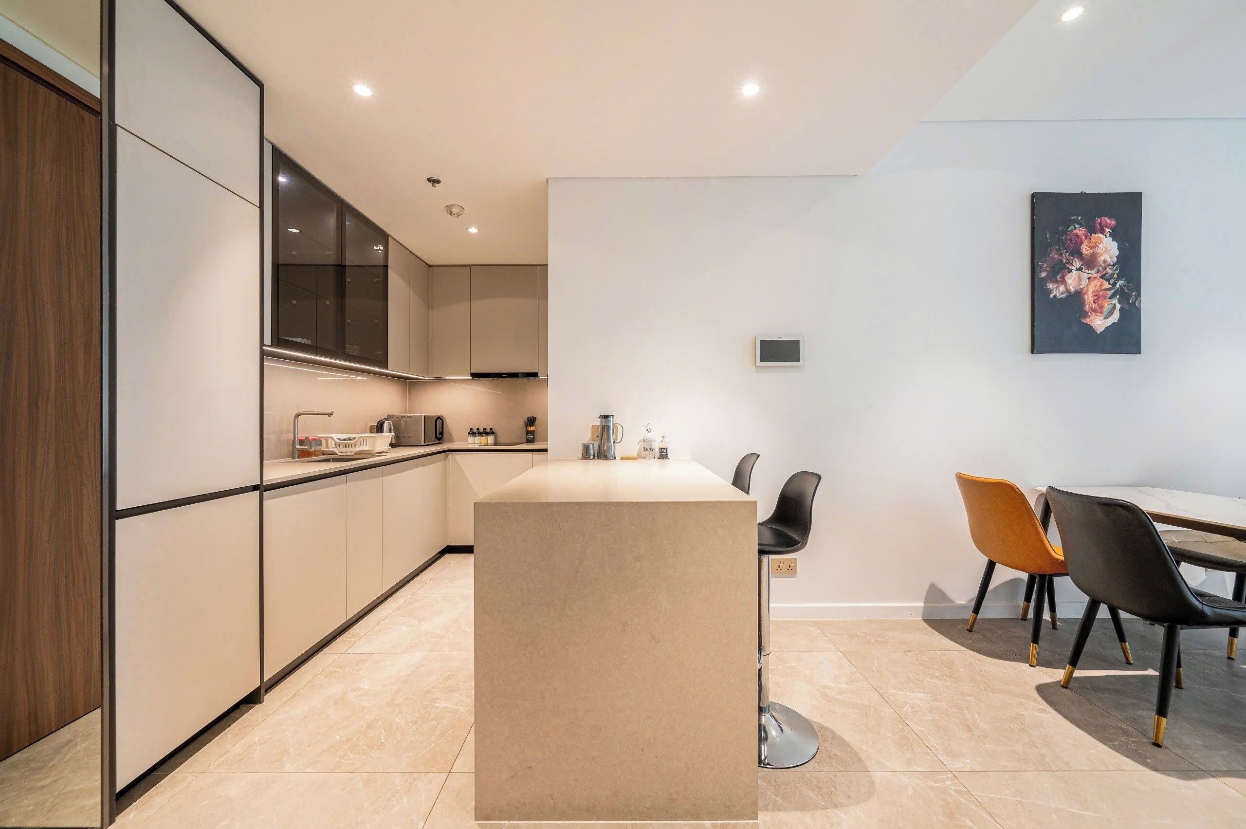 Leilighet – deluxe, 1 soverom, balkong | Spiseområde