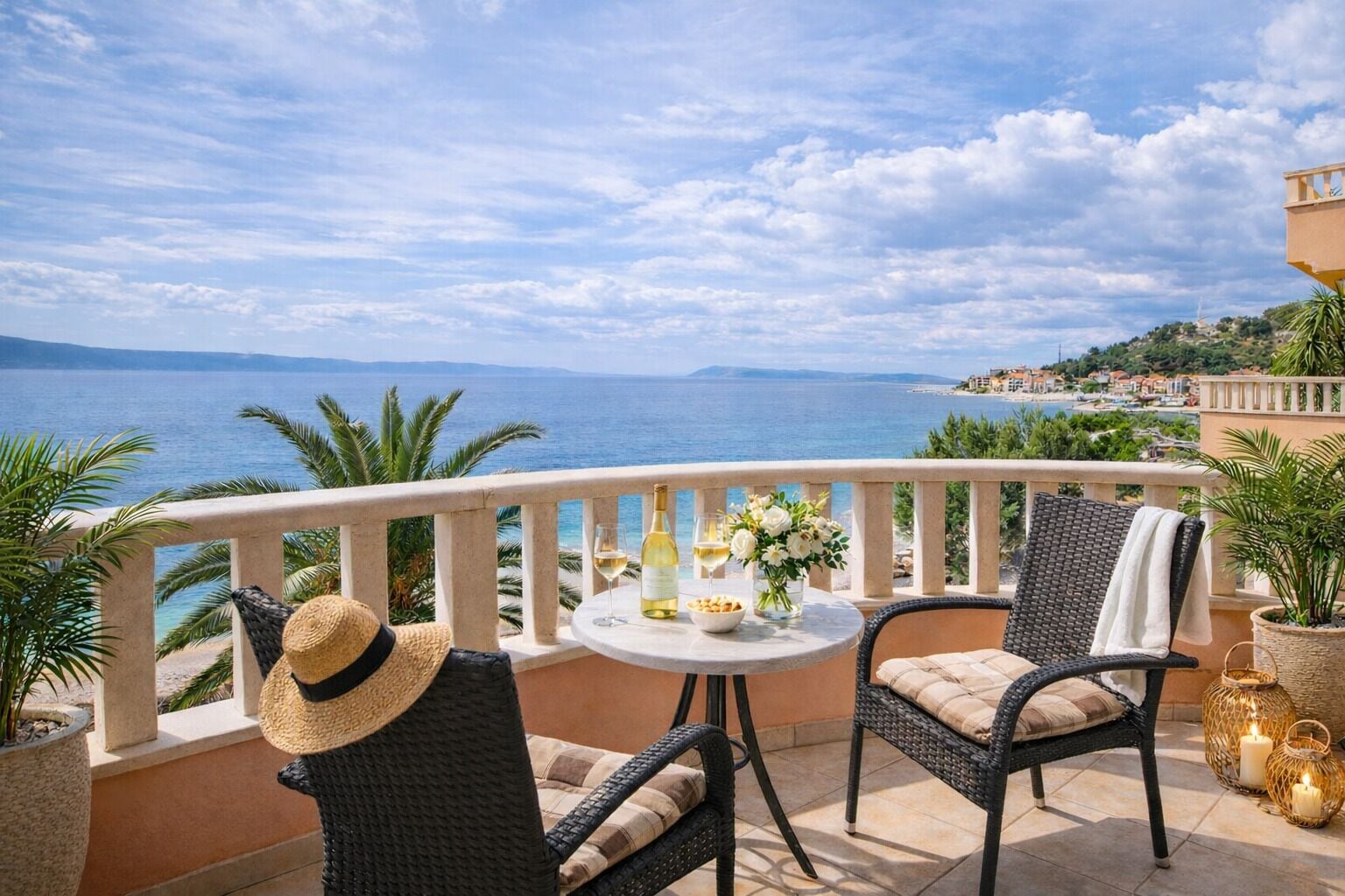 Vue depuis le balcon