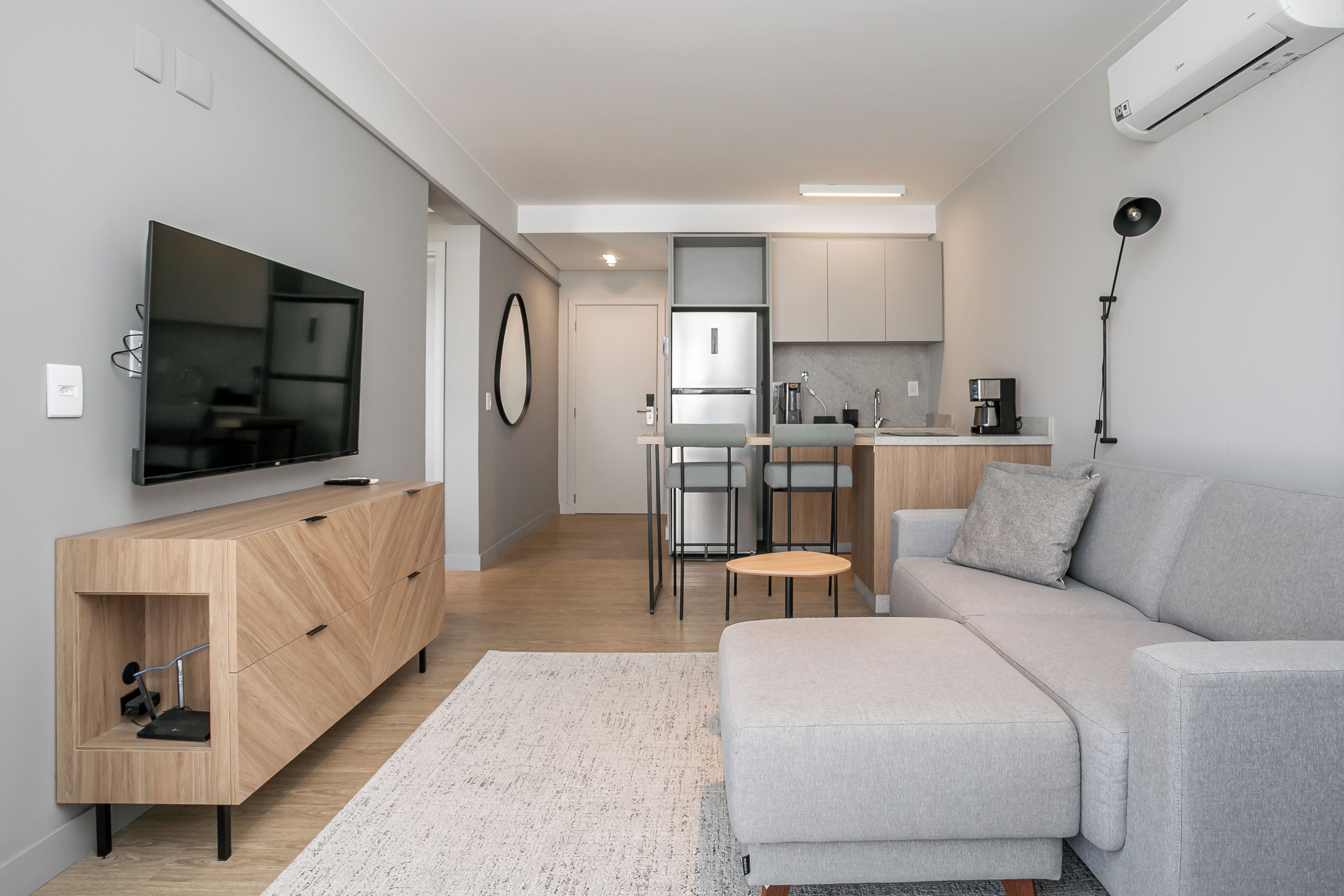 Gallery Apartment | Living room | 40-inch Smart TV with digital channels