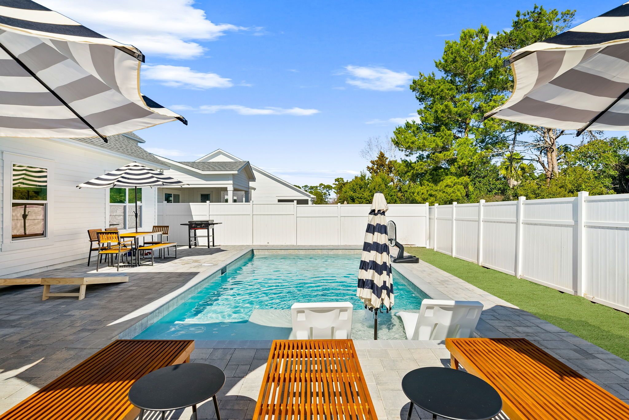 Una piscina climatizada