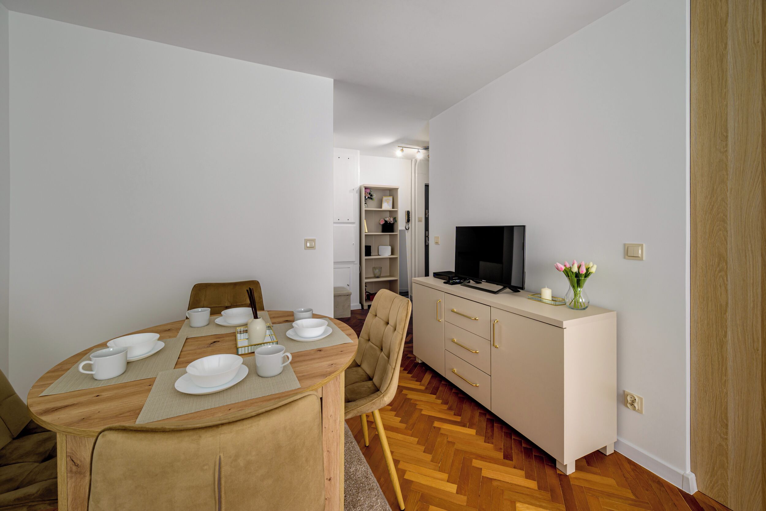 Suíte estúdio | Área de estar | Smart TV