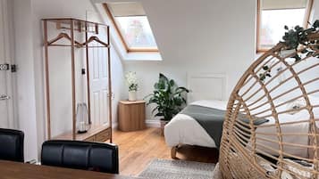 Executive-Studio, eigenes Bad, Stadtblick