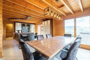 Dining - Superb vacation chalet with pool & jacuzzi - La Bresse (La Bresse)