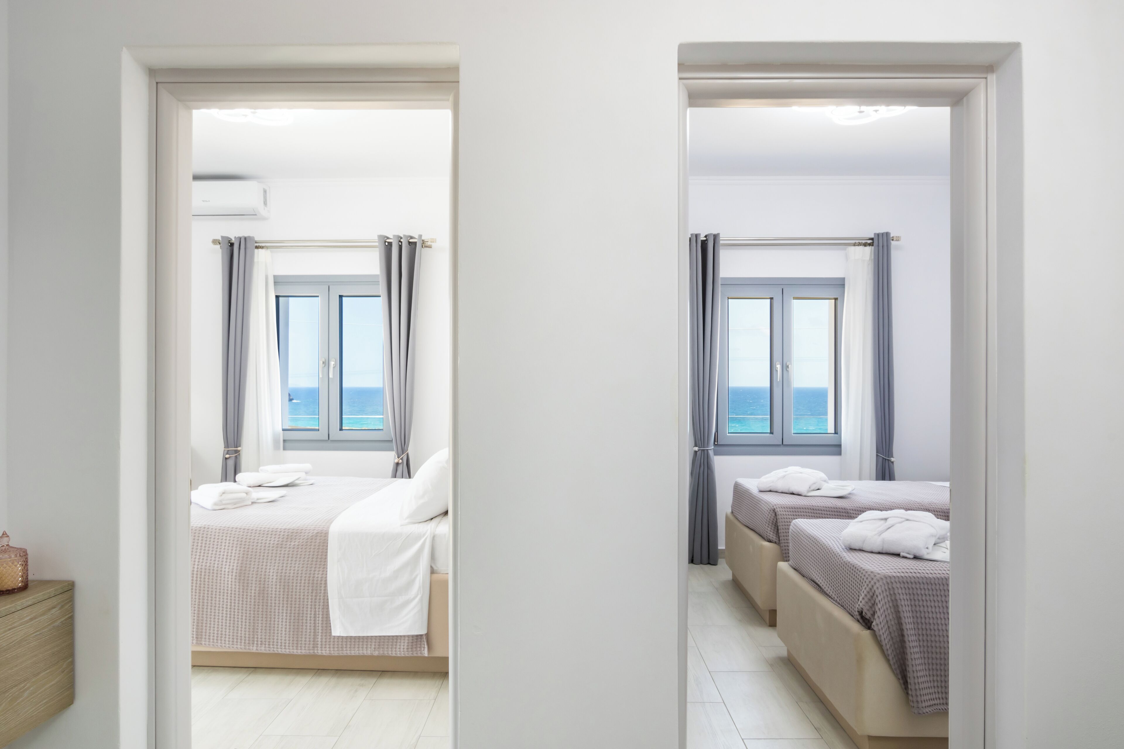 Premium bedding, soundproofing, iron/ironing board