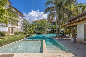 Pool - Luxury 3-bedroom duplex with air-conditioning • Range 5 min (Las Terrenas)