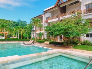 Pool - Luxury 3-bedroom duplex with air-conditioning • Range 5 min (Las Terrenas)