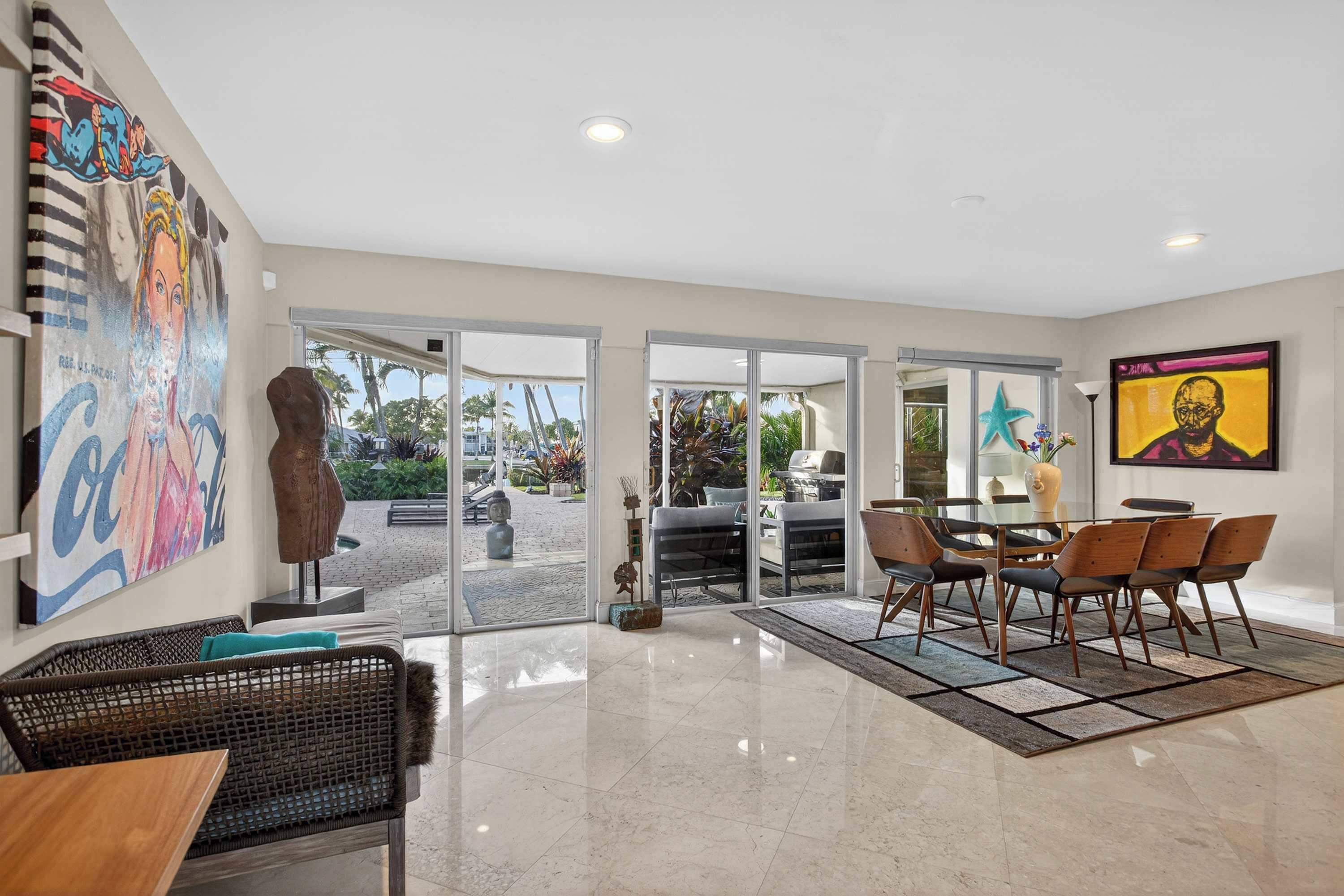 Hus, flere senger, adgang til basseng (Harbor Haven) | Spiseområde