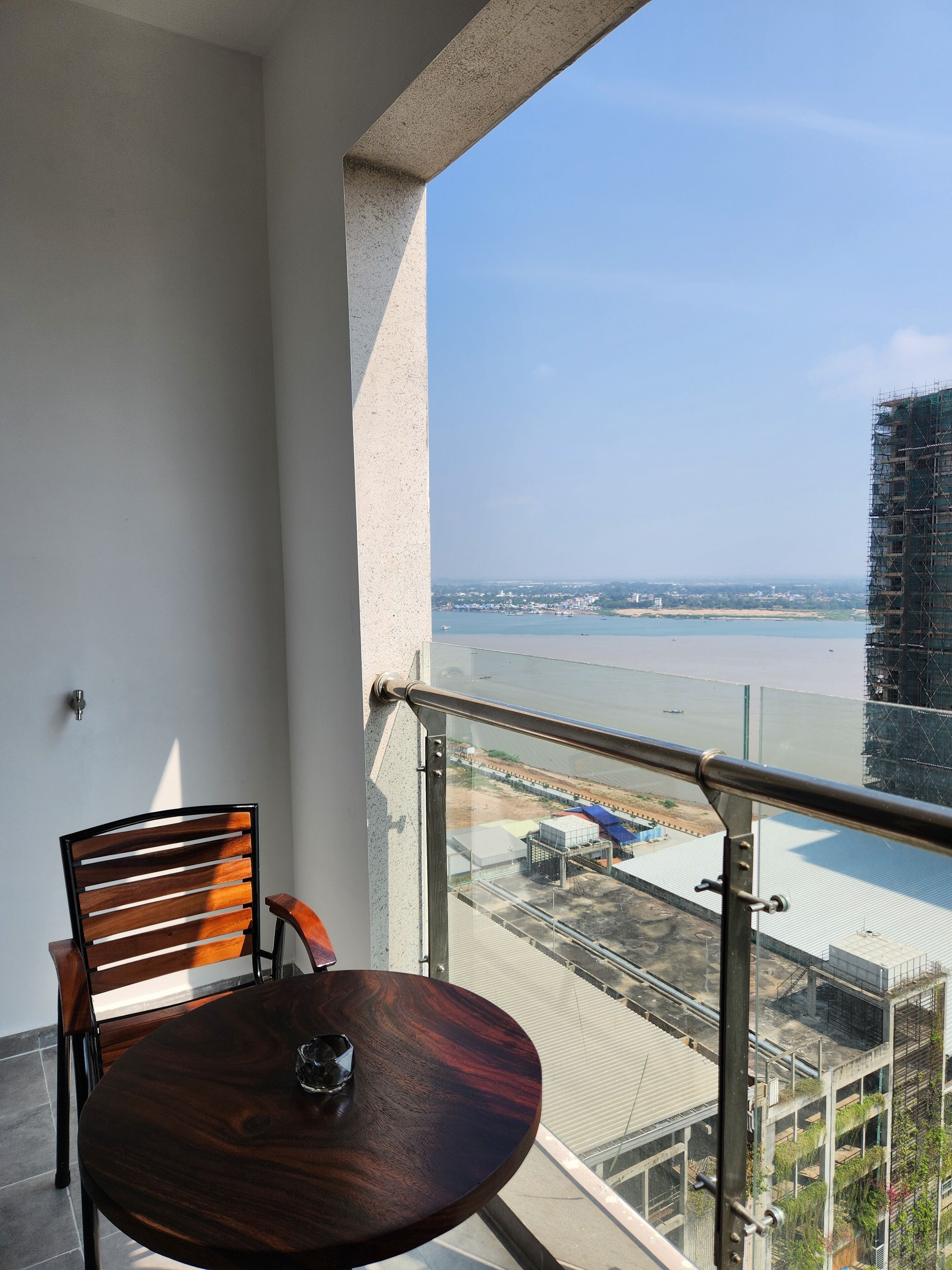 Deluxe Double Room, Balcony, River View | Outdoor dining