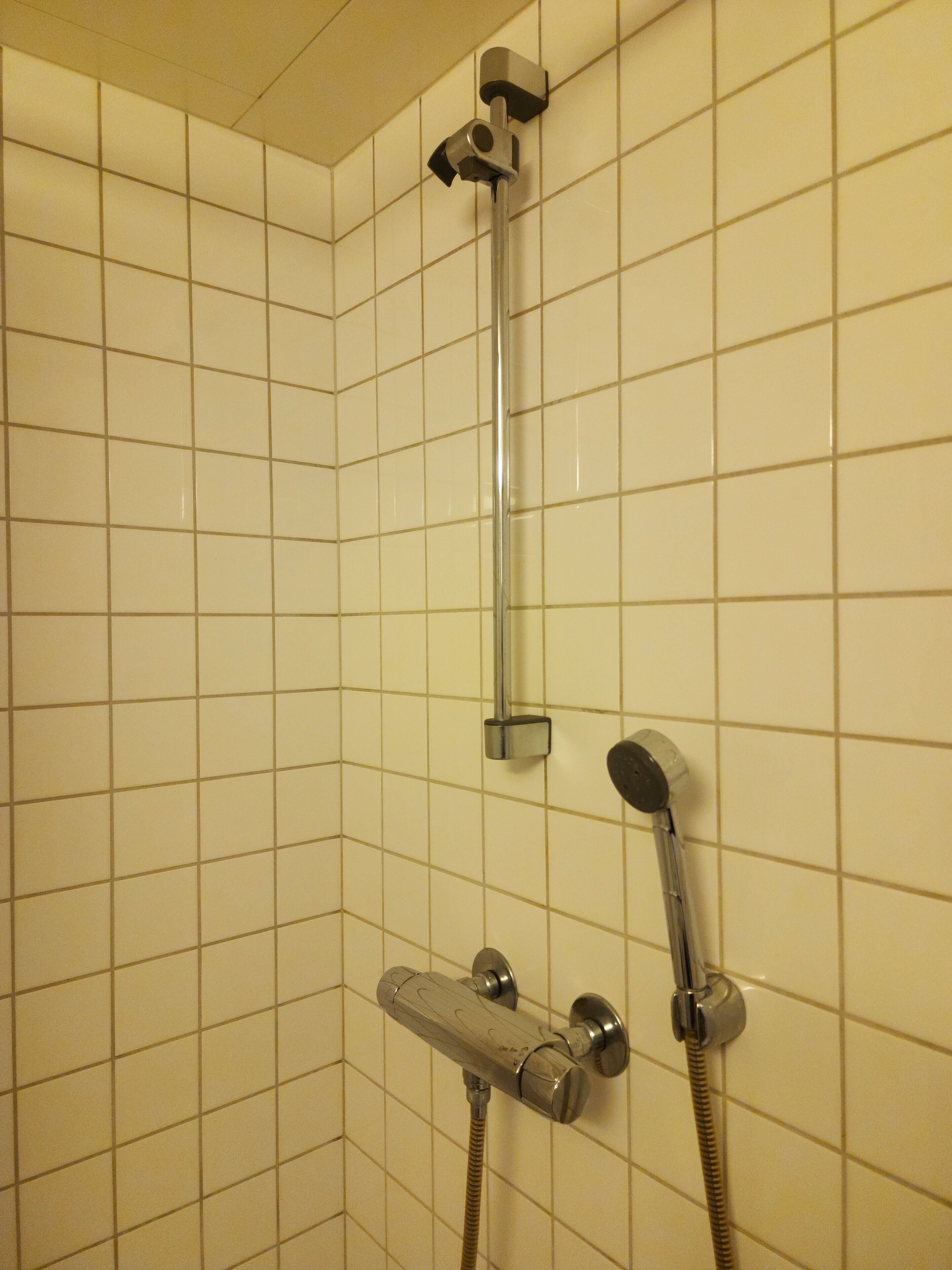 Shower, eco-friendly toiletries, hair dryer, towels
