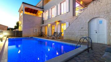 Villa (Seven Bedroom Villa with Outdoor Pool) | Outdoor pool | Outdoor pool, pool umbrellas, pool loungers