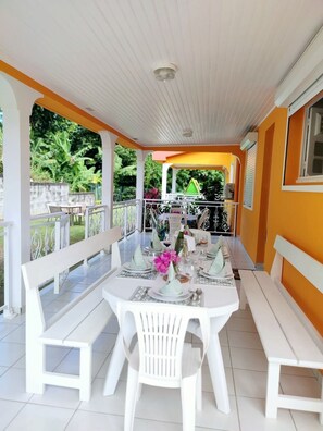 Restauration en plein air