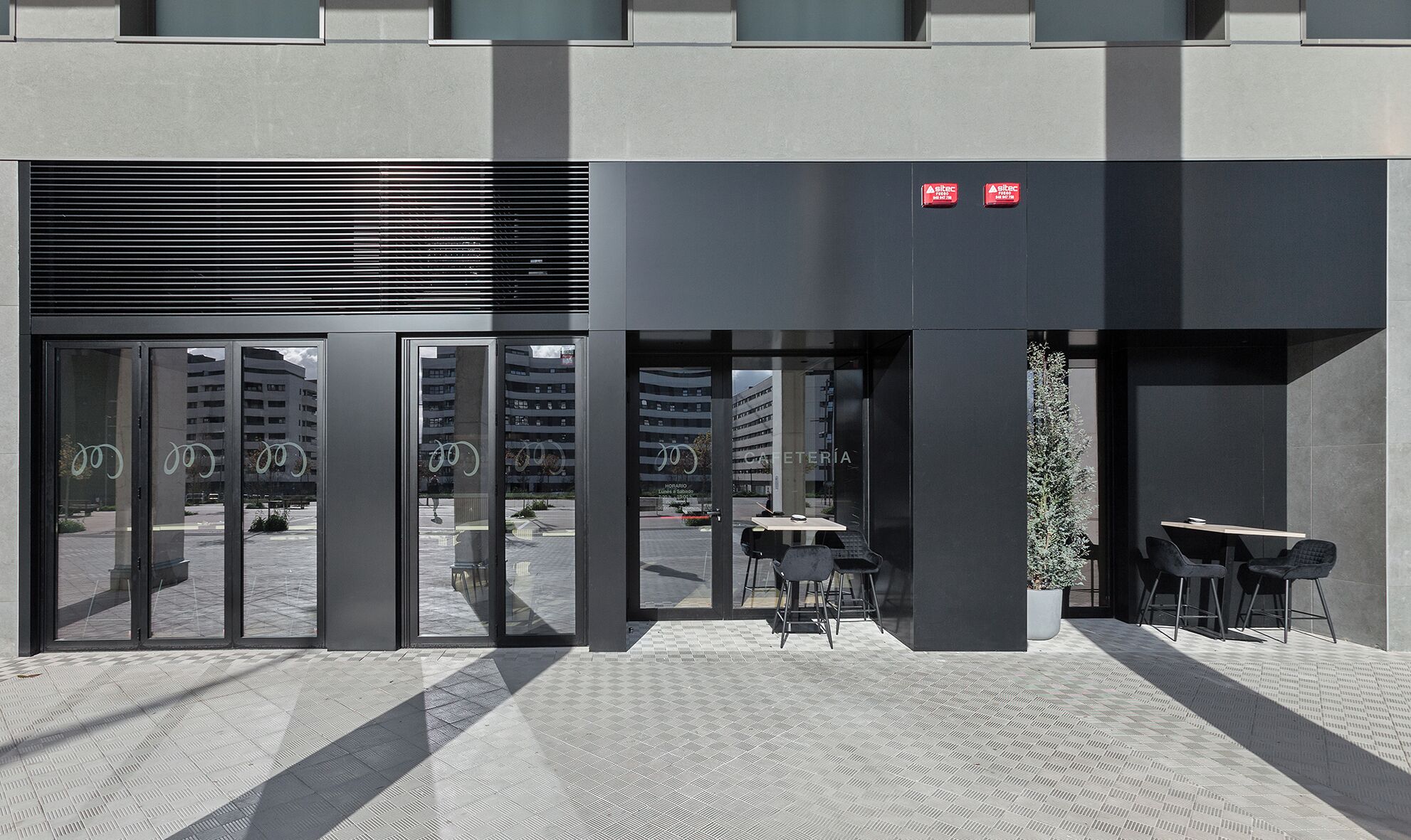 Fassade der Unterkunft