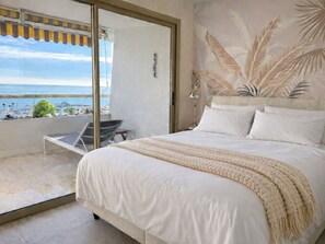 1 bedroom, iron/ironing board, WiFi, bed sheets - Magnifique vue sur le port (Villeneuve-Loubet)