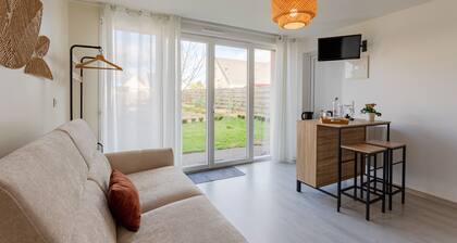 Gästezimmer Les Jardins de L'écume – Entspannung an der Omaha Beach