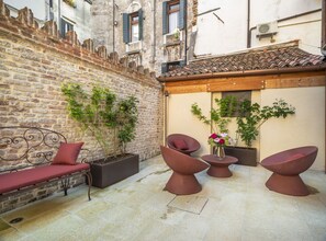 Terrace/patio - Sarti Palace - Blue Apartment R&R (Venecia)