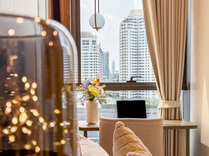 Appartement, 1 chambre, balcon, vue jardin | Intérieur