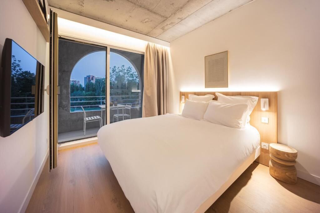 Double Room, Balcony, Garden View | Desk, laptop workspace, free WiFi