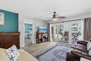 Condo, 1 King Bed (Ponce de Leon Towers 207) | Living area - Ponce de Leon Towers 207 (New Smyrna Beach)