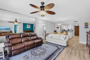 Condo, 1 King Bed (Ponce de Leon Towers 207) | Living area - Ponce de Leon Towers 207 (New Smyrna Beach)