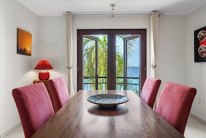 Dining - Elegancia del Caribe 9, Vacation condo with 2 bedrooms, Caribbean Sea view (Kralendijk)