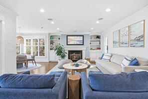 TV, fireplace, video games - Peaceful Cape Cod Escape with Pond Views & Hot Tub (Sandwich)