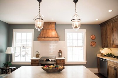 Historical 1812 Home featuring a Chef's Kitchen, Laundry, and AC